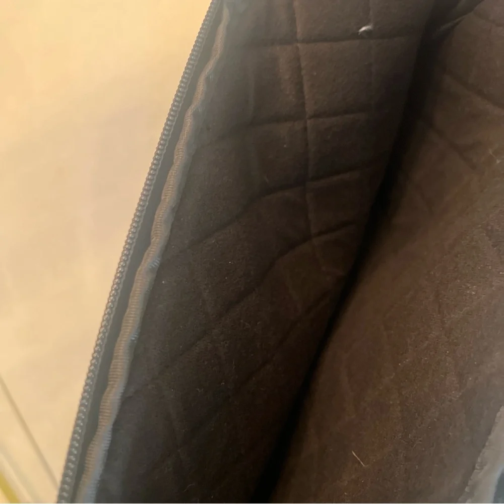 Dell Black Neoprene Tablet Sleeve Case Padded with Zip Pocket